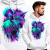 BLUZA Z KAPTUREM  ZWIERZĘTA   KOT 2